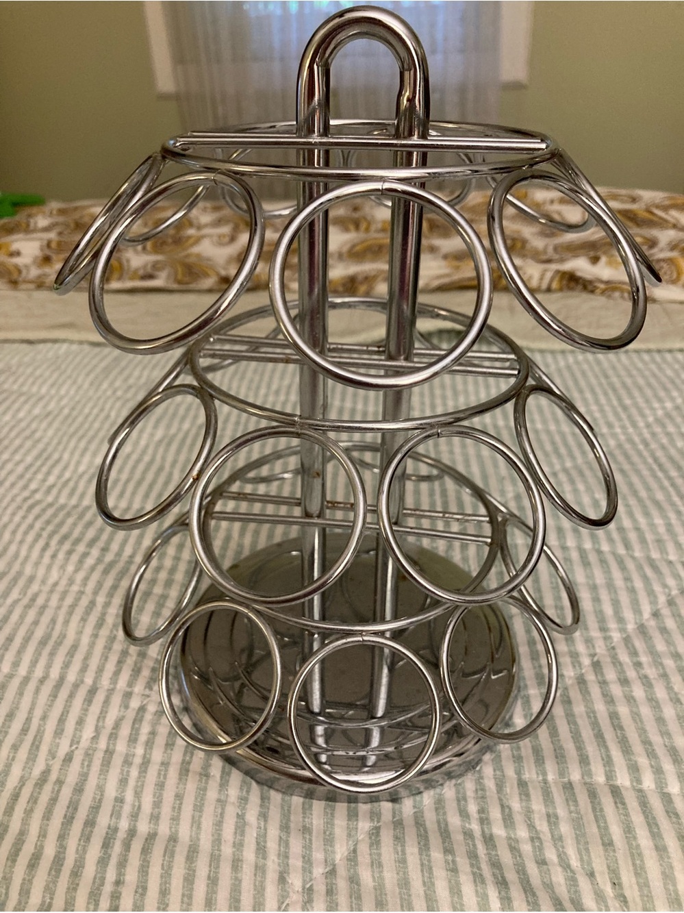 Coffee Keurig Cup Pod Holder K-cup Metal Spin Carousel - Holds 27 K-cups